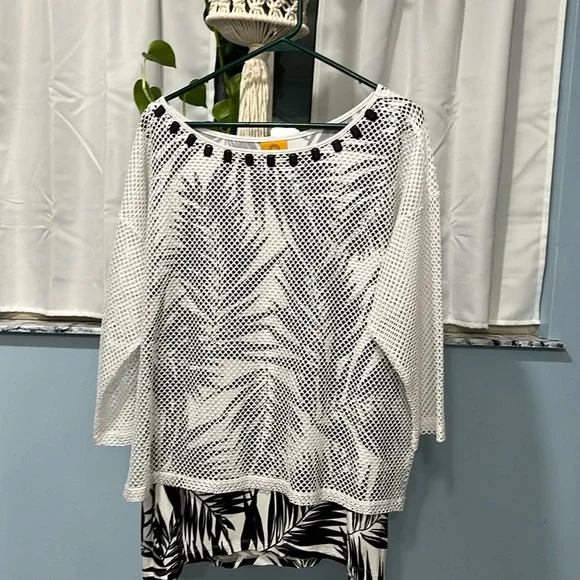 Ruby Rd. Tropical blouse - Picture 1 of 2